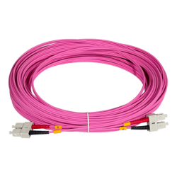 LSZH m25t SC-SC OM4 MultiModo MM Duplex Jumper Fibra 50/125um 3mm
