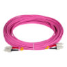 LSZH m25t SC-SC OM4 MultiModo MM Duplex Jumper Fibra 50/125um 3mm