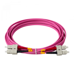 LSZH 5mt SC-SC OM4 MultiModo MM Duplex Jumper Fibra 50/125um 3mm