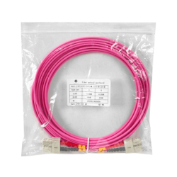 LSZH 5mt SC-SC OM4 MultiModo MM Duplex Jumper Fibra 50/125um 3mm
