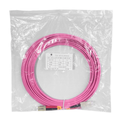 LSZH 10mt LC-SC OM4 MultiModo MM Duplex Jumper Fibra 50/125um 3mm