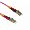 LSZH 100mt LC-LC OM4 MultiModo MM Duplex Jumper Fibra 50/125um 3mm