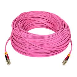 LSZH 100mt LC-LC OM4 MultiModo MM Duplex Jumper Fibra 50/125um 3mm