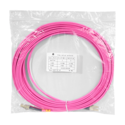 LSZH 10mt LC-LC- OM4 MultiModo MM Duplex Jumper Fibra 50/125um 3mm