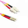 LSZH 50mt LC-SC OM4 MultiModo MM Duplex Jumper Fibra 50/125um 3mm