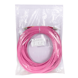 LSZH 50mt LC-SC OM4 MultiModo MM Duplex Jumper Fibra 50/125um 3mm