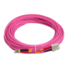 LSZH 25mt LC-SC OM4 MultiModo MM Duplex Jumper Fibra 3.0mm 50/125um