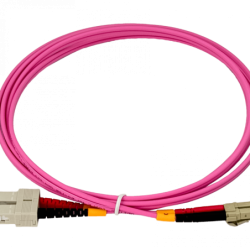 LSZH 2mt LC-SC OM4 MultiModo MM Duplex Jumper Fibra 50/125um 3,0mm