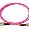 LSZH 2mt LC-SC OM4 MultiModo MM Duplex Jumper Fibra 50/125um 3,0mm