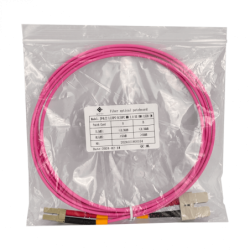 LSZH 2mt LC-SC OM4 MultiModo MM Duplex Jumper Fibra 50/125um 3,0mm