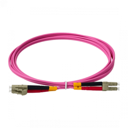 LSZH 2mt LC-LC OM4 MultiModo MM Duplex Jumper Fibra 50/125um 3mm