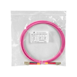 LSZH 2mt LC-LC OM4 MultiModo MM Duplex Jumper Fibra 50/125um 3mm