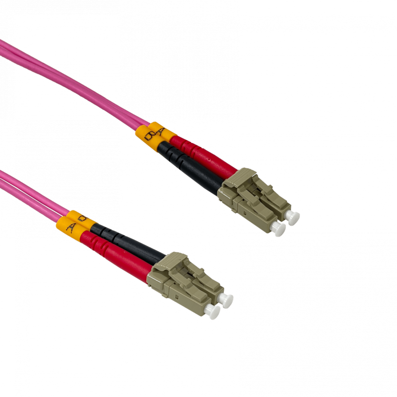 LSZH 200mt LC-LC OM4 MultiModo MM Duplex Jumper Fibra 50/125um 3mm