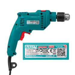 TOTAL 680W 240VAC 3000RPM 13mm-Mandril Taladro de impacto TG1061356