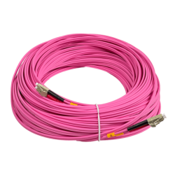 LSZH 50mt LC-LC OM4 MultiModo MM Duplex Jumper Fibra 50/125um 3mm