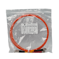 1mt FC-ST OM1 Multimodo MM Duplex Jumper Fibra 62.5/125um LSZH