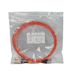 2mt SC-FC OM1 MultiModo MM Duplex Jumper Fibra 62.5/125um LSZH