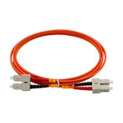 2mt SC-SC OM1 MultiModo MM Duplex Jumper Fibra 62.5/125um 3mm LSZH