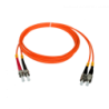 2mt FC-ST OM1 Multimodo MM Duplex Jumper Fibra 62.5/125um LSZH