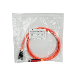 2mt FC-ST OM1 Multimodo MM Duplex Jumper Fibra 62.5/125um LSZH