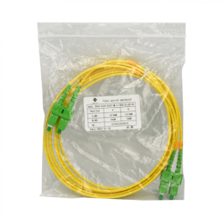 3mt SC/APC-SC/APC MonoModo SM Duplex Jumper Cable Fibra 9/125um LSZH