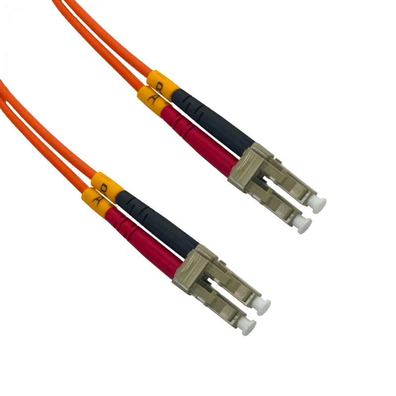 2mt LC-LC OM1 MultiModo MM Duplex Jumper Fibra 62.5/125um 3mm LSZH