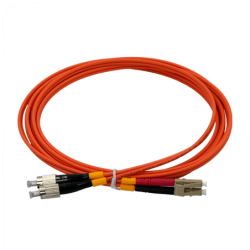 3mt LC-FC OM1 MultiModo MM Duplex Jumper Fibra 62.5/125um LSZH