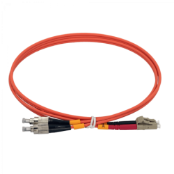 1mt LC-FC OM1 MultiModo MM Duplex Jumper Fibra 62.5/125um LSZH
