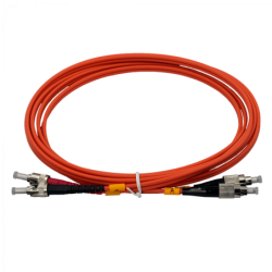 3mt FC-ST OM1 Multimodo MM Duplex Jumper Fibra 62.5/125um LSZH