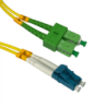 2mt SC/APC-LC/UPC MonoModo SM Duplex Jumper Cable Fibra 9/125um 3mm