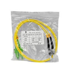 1mt SC/APC-ST/UPC MonoModo SM Duplex Jumper Cable Fibra 9/125um 3mm