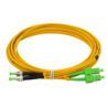 5mt SC/APC-ST/APC MonoModo SM Duplex Jumper Cable Fibra 9/125um 3mm
