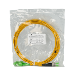 3mt SC/APC-ST/APC MonoModo SM Duplex Jumper Cable Fibra 9/125um 3mm