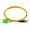 1mt SC/APC-ST/APC MonoModo SM Duplex Jumper Cable Fibra 9/125um 3mm