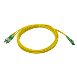 3mt LC/APC-FC/APC MonoModo SM Duplex Jumper Cable Fibra 9/125um