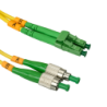1mt LC/APC-FC/APC MonoModo SM Duplex Jumper Cable Fibra 9/125um