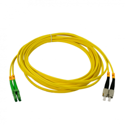 5mt LC/APC-FC/UPC MonoModo SM Duplex Jumper Cable Fibra 9/125um 3mm