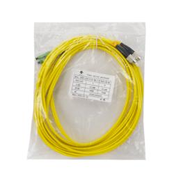 5mt LC/APC-FC/UPC MonoModo SM Duplex Jumper Cable Fibra 9/125um 3mm