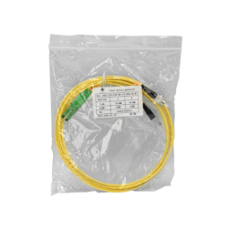 2mt LC/APC-FC/UPC MonoModo SM Duplex Jumper Cable Fibra 9/125um 3mm