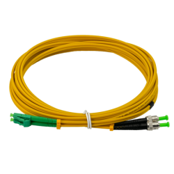 5mt LC/APC-ST/APC MonoModo SM Duplex Jumper Cable Fibra 9/125um 3mm