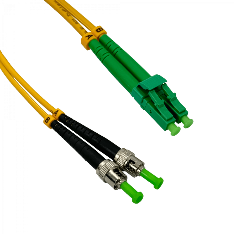 3mt LC/APC-ST/APC MonoModo SM Duplex Jumper Cable Fibra 9/125um 3mm