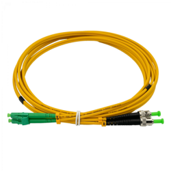 3mt LC/APC-ST/APC MonoModo SM Duplex Jumper Cable Fibra 9/125um 3mm
