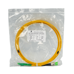 2mt LC/APC-ST/APC MonoModo SM Duplex Jumper Cable Fibra 9/125um 3mm