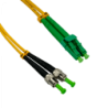 1mt LC/APC-ST/APC MonoModo SM Duplex Jumper Cable Fibra 9/125um 3mm