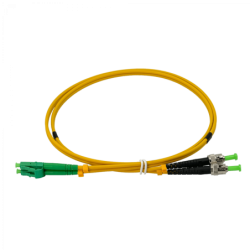 1mt LC/APC-ST/APC MonoModo SM Duplex Jumper Cable Fibra 9/125um 3mm