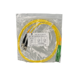 1mt SM LC/APC-ST/UPC MonoModo SM Duplex Jumper Cable Fibra 3.0mm 9/125