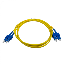 2mt SC-SC/UPC MonoModo SM Duplex Jumper Cable Fibra 9/125um 3mm