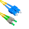 1mt SC/UPC-FC/APC MonoModo SM Duplex Jumper Cable Fibra 9/125um 3mm