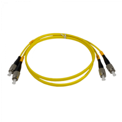 1mt FC/UPC-FC/UPC MonoModo SM Duplex Jumper Cable Fibra 9/125um 3mm