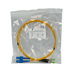 1mt SC/UPC-ST/APC MonoModo SM Duplex Jumper Cable Fibra 3.0mm 9/125um